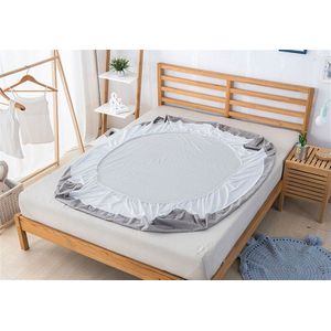 Au Dubbele Katoenen Badstof Matras Cover 100% Waterdichte Matrasbeschermer Bed Bug Proof Stof Mijt Matras Cover Voor Matras