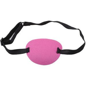 Volwassen Kind Single Eye Cover Zijde Slaapmasker Slapen Oogmasker eenogige Cover Draagbare Soft Eye Patch Amblyopie Traning bril
