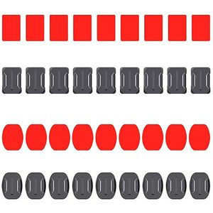 Platte Gebogen Adhesive Mounts Sticker Mount Voor Gopro Hero 8 Zwart 7 6 5 Xiaomi 4K Mijia Actie Camera accessoires