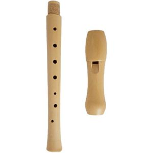 Twee/Drie Houten Fluit Zonder Standaard Duits/Britse Massief Houten Treble Houten Klarinet 8 Gat Fluit