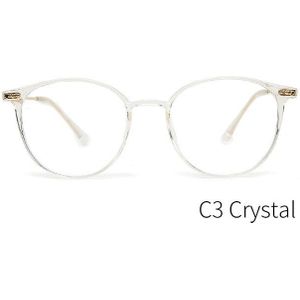 Lanssy Acetaat Brilmontuur Vrouwen Mode Ronde Recept Brillen Ultralight Bijziendheid Cirkel Bril Frame 90045