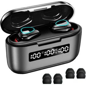 G40 Tws Plus Bluetooth 5.1 Oortelefoon Mini Touch Control 9D Hifi Stereo Sport Dual-Mic Oordopjes Met 3500Mah opladen Doos