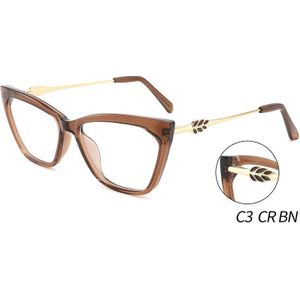 Ceofy Vrouwen Brillen Cateye Frame Vintage Optische Bijziendheid Bril Frame Voor 2022 ZD7607