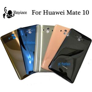 Originele Voor Huawei Mate 10 ALP-AL00 ALP-TL00 ALP-L09 Back Battery Cover Deur Behuizing case Achter Glas lens onderdelen Vervanging