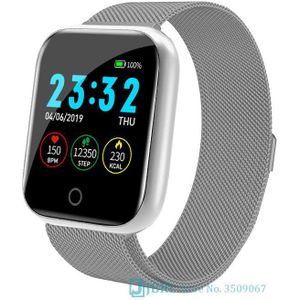 Mode Smart Horloge Vrouwen Smen Martwatch Voor Android Ios Elektronica Smart Klok Wach Fitness Tracker Top Vierkante Smart- horloge