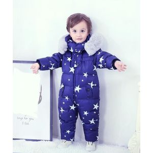 Winter jumpsuits Baby Jas 90% Eendendons bovenkleding 4 kleur kinderen winterjas voor meisjes snowsuit jongens baby kleding