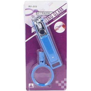 Teennagel Clipper Professionele Draagbare Abs Nagelknipper Koolstofstaal Sharp Met Vergrootglas Voor Dagelijks Manicure Voor Thuis