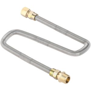Propaan Vuurkorf Fluitje Gratis Gas Flex Lijn Voor Vuurkorf Haard Rvs (24 &quot;Lange) 1/2&quot; Npt X 1/2 &quot;Npt