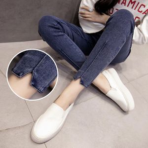 Elastische Taille Moederschap Denim Jeans Broek Voor Zwangere Vrouwen Kleding Skinny Zwangerschap Jeans Stretch Broek Gravidas Lente Kleden