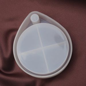 Maak Uw Eigen Roterende Cosmetische Opbergdoos Siliconen Mal Ronde Make-Up Organizer Sieraden Opslag Mode Hars Art Supplies