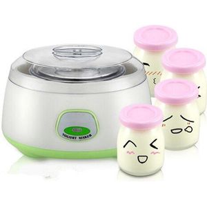 DMWD Elektrische Yoghurt Maker Leben Vergister Automatische Multifunctionele Roestvrijstalen voering Natto Rijst Wijn Yoghurt Machine 4 Cups
