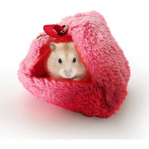 Leuke Warme Bed Rat Hamster Hangmat Opknoping Huis Hangmat Eekhoorn Kleine Huisdier Kooi Slapen Nest Huisdier Bed Warme Hut Kooi hamster Bedden