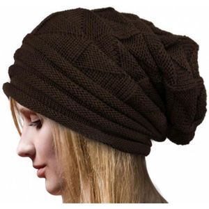 Vrouwen Winter Gehaakte Muts Wollen Gebreide Beanie Warm Caps 10.16