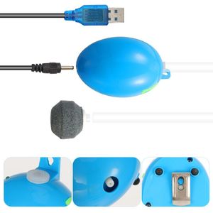 Aquarium Zuurstof Pomp Usb Oplaadbare Mini Duurzaam Aquarium Beluchter Luchtpomp Zuurstof Pomp Aquarium Pomp Voor Vissen Aquarium