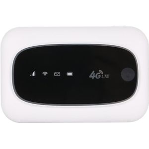 Draagbare 4G Lte CAT4 150M Unlock Mobiele Wifi Hotspot Draadloze Wifi Router Sim-kaart Gebruiken Voor Kantoor/reizen/Home (Zwart/Wit)