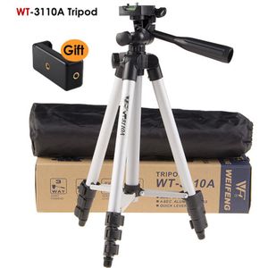 Weifeng WT3110A Statief Met 3-Way Headtripod Voor Nikon D7100 D90 D3100 Dslr Sony NEX-5N A7S Canon 650D 70D 600D WT-3110A