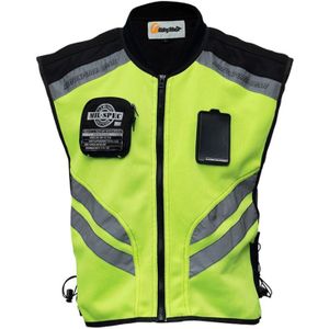 motorrijden kleding refective vest veiligheid vest fit mannen en vrouwen groene size M-XXXL.