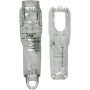 1Set Grijs Tondeuse Terug Behuizing Cover Clear Voorkant Deksel Voor Haar Trimmer Gereedschap Kit