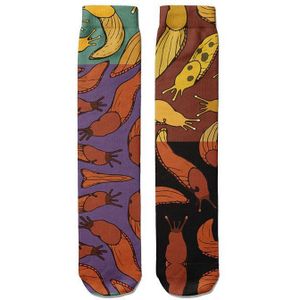 Vrouwen Sokken 3d Printing Novelty Skateboard Hip Hop Sox Kleurrijke Graffiti Harajuku Gelukkig Grappig Buis Sokken Zachte Compressie Sokken