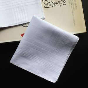 40*40Cm Zakdoek Vrouwen Katoen Wit Graffiti Pocket Vierkante Gentlemen Zachte Streak Vierkante Zakken Hankerchief Nun