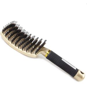 Massage Kam Zwarte Kleur Nat Haar Borstel Kam Professionele Kappers Brushs Hoofdhuid Massage Voor Vrouwen Haar Styling Salon