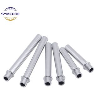 2 Stuks Enkele Kop Buis Een M10 Buitenste Tand Rechte Pole Lamp Hoofd Diameter 9.3Mm Waterleiding Gemodificeerde Kroonluchter spotlight