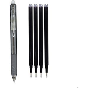 4 Stks/set Gel Pen Rubber Uitwisbare Pen Geïmporteerd Inkt Temperatuurregeling Uitwisbare Pen Druk Uitwisbare Pennen Voor School Office