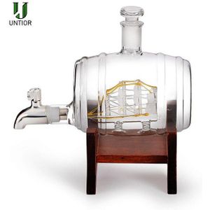 Untior Wijn Decanter Set 1000Ml Huishouden Rode Witte Wijn Scotch Bourbon Whiskey Likeur Schenker Thuis Bar Vodka Bier vat