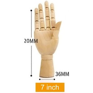 Tekening Schets Mannequin Model Home Decor Menselijk Kunstenaar Modellen Houten Mannequin 1 Pcs 12 10 7 Centimeter Lang Houten Hand