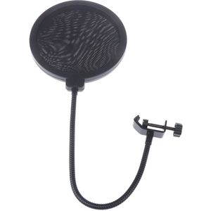 1Pc 155Mm Studio Microfoon Flexibele Voorruit Masker Mic Filter Shield Voor Speaker