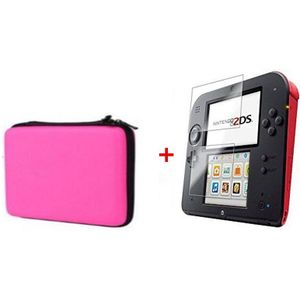 Eva Protector Hard Case Cover Voor Nintend 2DS Bag Game Kaarthouder Shell Mini Handheld Zakken Doos + Clear Screen protector Film