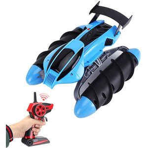 Rc Auto High Speed Spinning Stunt Auto 2.4G Afstandsbediening Amfibische Motorfiets Drives Op Land En Water Voertuig Speelgoed voor Kids