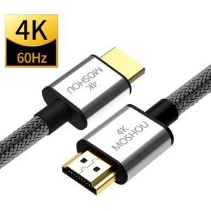 Hdmi 4K 2.0b 2.0 Kabels Moshou 4K @ 60Hz Hdr Arc 2160P Ethernet Video Male Naar Male voor Apple Tv PS4 Projector Versterker