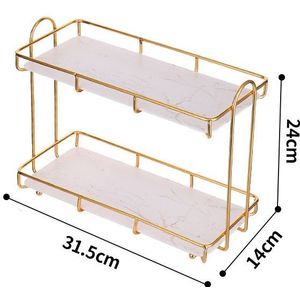 Multifunctionele Opslag Rack Badkamer Make Organizer Verwijderbare Desktop Opslag Plank Luxe Cosmeticsorganizer