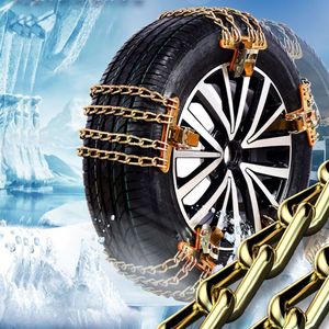 Universele Stalen Truck Auto Wielen Tyre Sneeuw Ijs Kettingen Riem Winter Anti-Slip Voertuigen Suv Wiel Keten Modder road Veilig Veiligheid