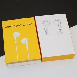 RMA2001 Originele Realme Knoppen Klassieke 3.5Mm Koptelefoon Wired Controle Met Mic Bass Headset Voor Realme Gt Neo Q3 X2 pro Xt 6S 7i V5