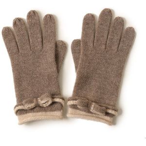 Kleuren Winter Warm Gebreide Handschoenen Handschoenen Screen Touch Handschoenen