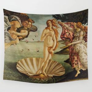 De Geboorte Van Venus Door Sandro Botticelli Tapestry Dekbed Gordijn Deken Beddengoed Laken Handdoek Gooien Gordijn Wandtapijten