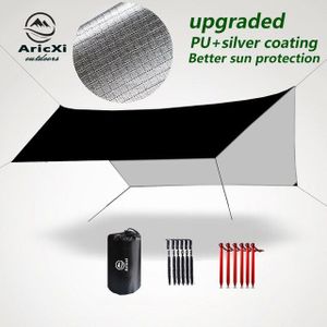 Aricxi 3.6X2.8M Strand Zon Onderdak Tarp Tent Schaduw Ultralight Uv Tuin Luifel Luifel Zonnescherm Outdoor Camping Hangmat regen Vliegen