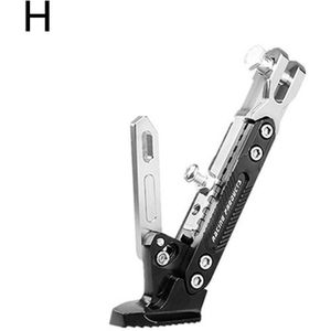 Verstelbare Cnc Metalen Motorfiets Voet Beugel Kick Side Beugel Duurzaam Corrosiebestendig Beugel Motorfiets Bike Side Stand