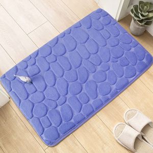 Badmat Van Diatomeeënaarde Voor In De Badkamer - Absorberend En Antislip Sneldrogend 40 X 60 Cm Zwart