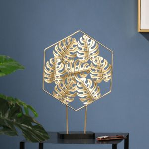 Luxe Licht Gouden Schildpad Smeedijzeren Achterplaat Ornamenten Creatieve Thuis Woonkamer Veranda Bureau Meubels 1