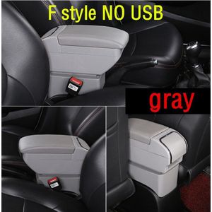 Usb Opladen Auto Armsteun Doos Voor Suzuki Sx4 2007 Dual Layer Center Console Storage Box Met Asbak Cup houder Auto Modifica