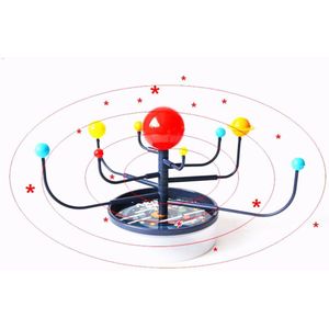 1 Stk/doos Fasinating Interessante Handleiding DIY 8-Planet Solar-Systeem Model Planetarium voor Kinderen Natuurkunde & Wiskundeonderwijs