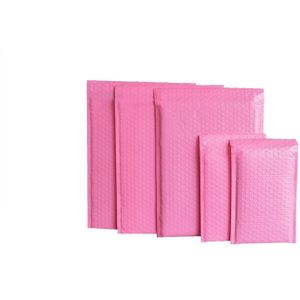 30 Stks/partij 5 Maten Licht Roze Poly Bubble Mailer Gewatteerde Envelop Self Seal Mailing Tas Bubble Envelop Envelop