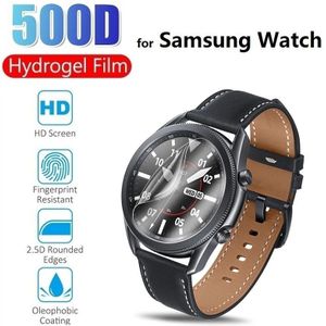 2 Stuks Beschermende Hydrogel Film Voor Samsung Galaxy Horloge 3 45Mm 41Mm 46Mm 42Mm Gear S3 s2 Sport (Geen Glas) screen Protector Folie