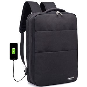 Preppy Stijl Mannen Rugzak Anti Diefstal Bagpack USB Opladen Schooltas Voor Tiener Jongens Laptoptas Voor Business