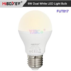 Miboxer E27 6W Dual Wit Led Gloeilamp FUT017 AC110 220V 2.4G Wifi Afstandsbediening Slimme Indoor lamp