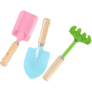 3 Pcs Zand Strand Schop Speelgoed Kinderen Gekleurde Plastic Schop Model voor Kinderen Outdoor Fun Strand Tool Demontabel Speelgoed