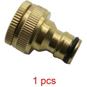 1 Pcs 1/2 ""3/4"" Kraan Connector Messing Vrouwelijke Schroefdraad Connector Adapter Voor Snelle Verbinding Van Tuinslang Of wasmachine